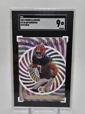 2023 Panini IIlusions BIJAN ROBINSON RC Mystique Rainbow #3 Rookie Falcon sgc 9