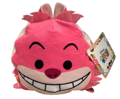 Disney Cheshire Cat Tsum Tsum- Pink Cat Plush Medium 8''-Alice In Wonderland NWT!