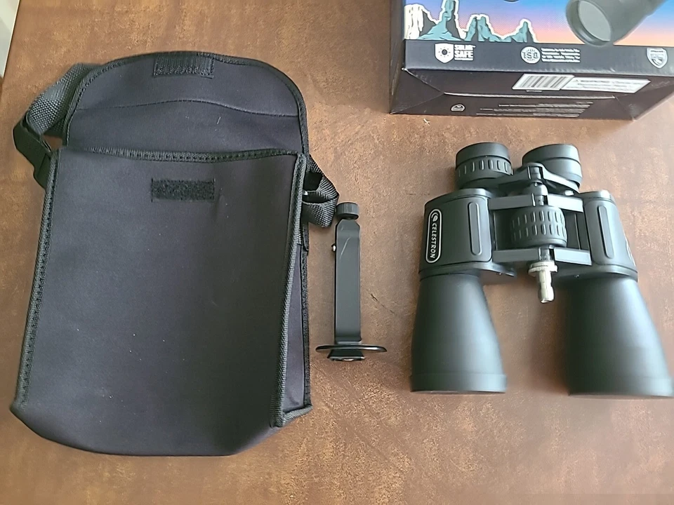 Celestron EclipSmart 12x50mm Solar Viewing Safe Binoculars With Tripod Adapter - Image 3 of 3