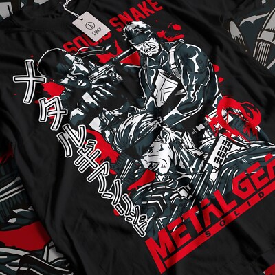 MGS1 - Snake shirt, Metal gear Solid retro shirt, Gift for fans, Snake & Raiden