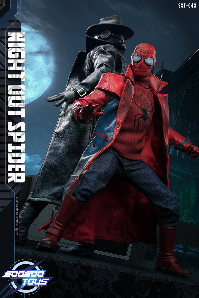 Soosootoys 1/6 SST-043 Nightout Spider Man 12'' Male Action Figure