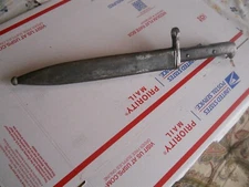 Ecuadorian model 1895 mauser rifle bayonet w scabbard SIMPSON & Co. SUHL  #C5479