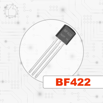 Pack De 10 Transistors Motorola BF422 NPN Haute Tension 250V 50mA TO-92 - Neufs