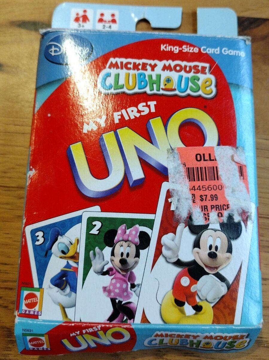 Mickey Mouse Clubhouse My First UNO King-Size Card Game