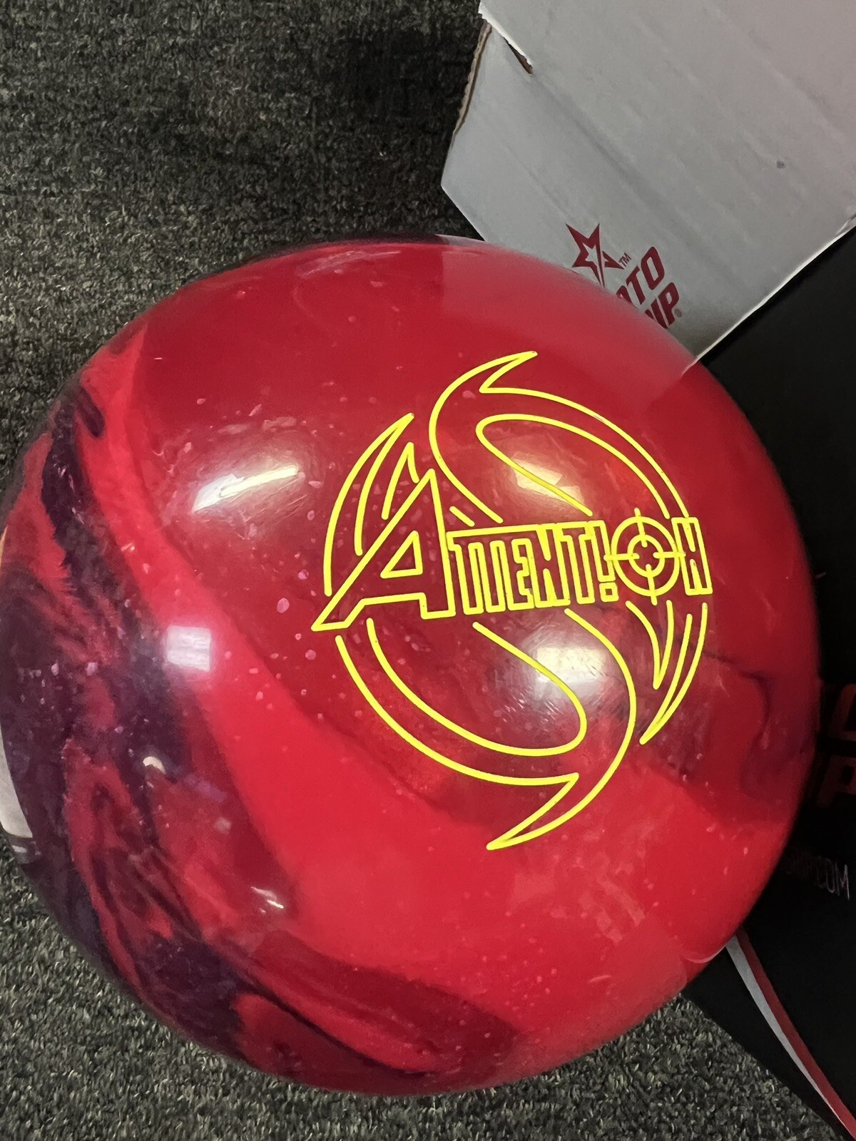 Rare Overseas Bowling Ball Attention Scarlet NIB 15 Xblem eBay