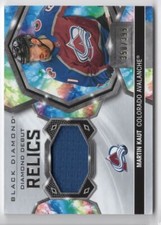 2020-21 Upper Deck Black Diamond Debut Relics Martin Kaut 350/399 Colorado