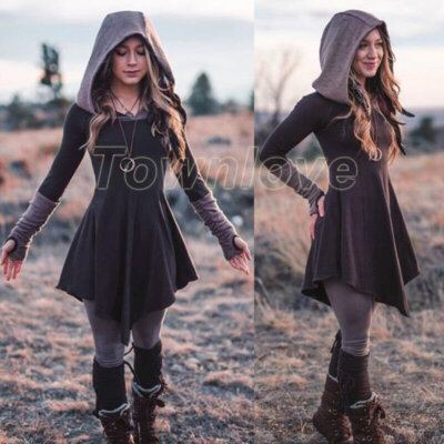 Lumignon ルミニョン LL hooded long dress S Lumignon ルミニョン LL hooded long dress ブラック - メルカリ