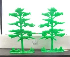 Marx Hard Plastic Scraggly Tree Set of Two