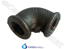 1/2" BSP FEMALE EQUAL ELBOW BLACK IRON PIPE TUBE FITTING GAS COUPLING CONNECTORS