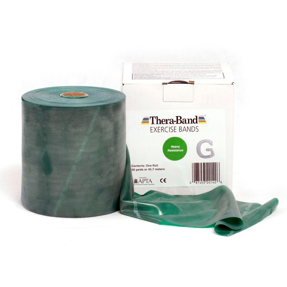 (5,33 €/1 m) THERA-BAND ® 1,5 m grün Gymnastikband Original Theraband v.d. Rolle