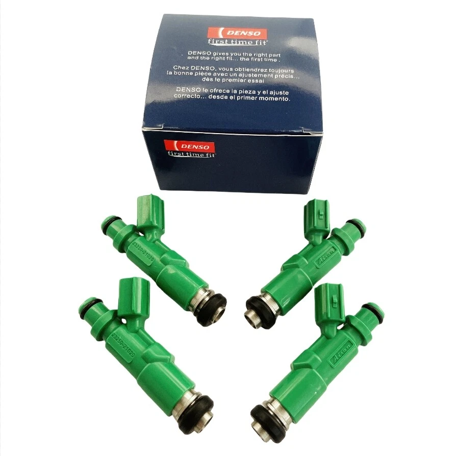 4 件 Denso Denso 燃油喷射器 23250-21020 适用于 2000 - 09 丰田普锐斯 Scion xA xB — 第 2/4 张图片