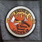 Warrior Red Wing Fireman Engine 53 Ladder 43 Lone Survivor Hook Patch Badge