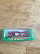 1999 HESS MINIATURE FIRE TRUCK &nbsp;- NEW in BOX