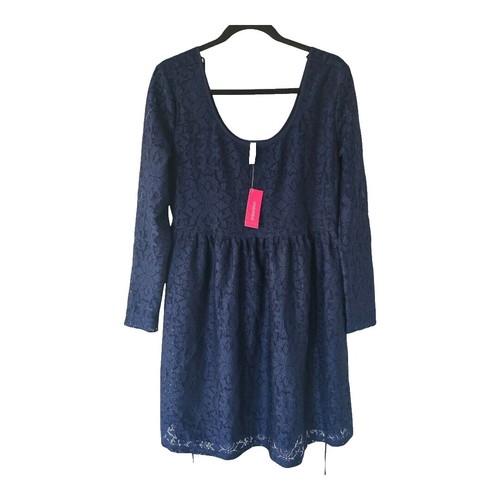 xhilaration long sleeve dress Xhilaration Shift Dress Womens Size M Floral Long Sleeve V-Neck Lace Detail Tie