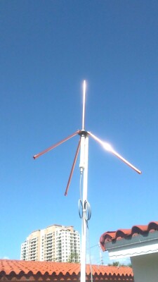 VERTICAL GROUND PLANE ANTENNA FOR THE MARINE AND NOAA BANDS