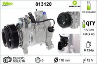 Valeo 813120 Kompressor, Klimaanlage FüR Bmw