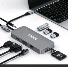 Docking HUB - HDMI 4K, 10 in 1 USB C, 1000Mbps LAN, 100W PD, USB 3.0