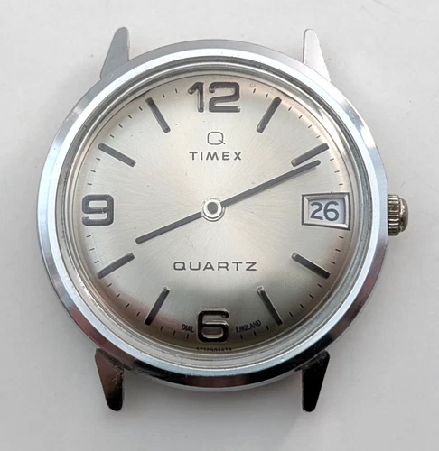 1979 TIMEX Q Quartz Calendar 57329 05679 Men's 35mm Watch Movement PARTS REPAIR