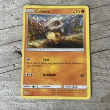 Pokémon Cubone Holo Card 7/12 McDonald's Promo