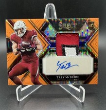 2022 Select Football FOTL - Trey McBride RPA #05/30 Orange Pulsar Prizm - RC