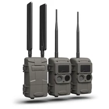 CuddeLink 2+1 Starter Kit Black Flash Remote Cameras Hunting