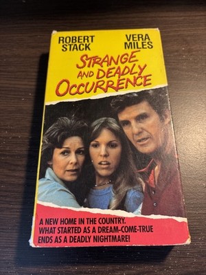 Strange And Deadly Occurrence (1974) VHS - Robert Stack, Vera Miles - GoodTimes