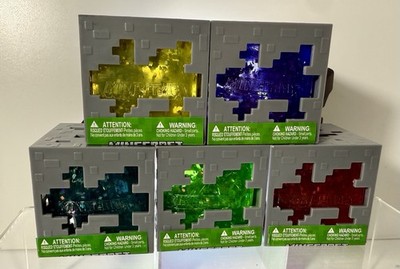 Minecraft Jelly Cube Lot RARE Viral Squishy Bundle Full Set of 5 Like Needoh