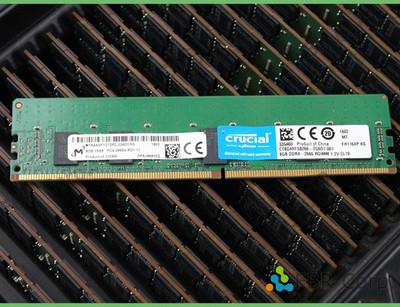 READ 8GB Micron Crucial PC4-2666V DDR 21300 1Rx8 Server RAM MTA9ASF1G72PZ-2G6