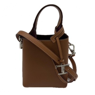 TOD S Bag MicroHandbag Brown leatherP1 43