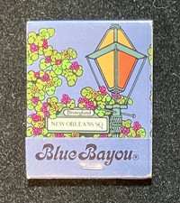 Rare Disneyland Blue Bayou Match Book / Very Good Condition  / Unstruck /WDP