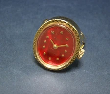 CHAIKA Vintage USSR Women's Ladies Watch Ring Mechanical Serviced Rare  Original