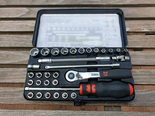 Würth Zebra 1/4" Steckschlüsselsatz 6 kant 32 tlg. Art.096501432 (Top Zustand)