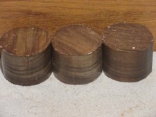 3PC  MISSOURI BLACK WALNUT TURNING WOOD BOWL BLANK