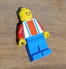 LEGO Red & Blue Soccer Minifigure  #18 From Set 3401 Spring Stand And Field Part — photo 10