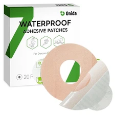 Dexcom G7 Adhesive Patches 20PCS Over Patches for Dexcom G7 & Stelo CGM,Pre-C...
