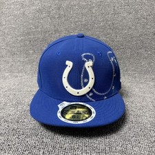 New Era Colts 59FIFTY Fitted Royal Blue Kids 6 3/4 NFL Hat