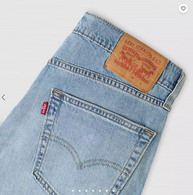 Levi's 502  Taper Performance Cool Men's Jeans - Iceberg Cool - Light Wash NEW