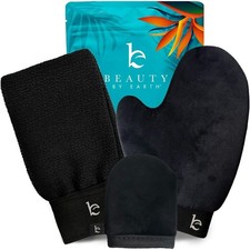 Beauty By Earth Self Tanner Exfoliation  Application Kit - 3 piece set