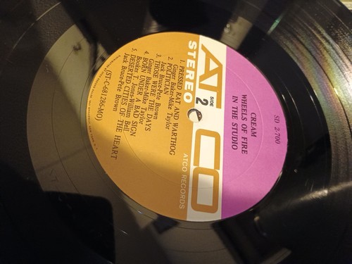 CREAM - WHEELS OF FIRE - ROCK LP ATCO RECORDS - Picture 5 of 6
