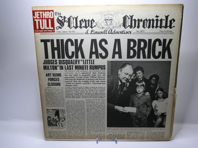 JETHRO TULL-THICK AS A BRICK Org 1972 Bi-Fold 1Vinyl. CHR 1003 VG/NM