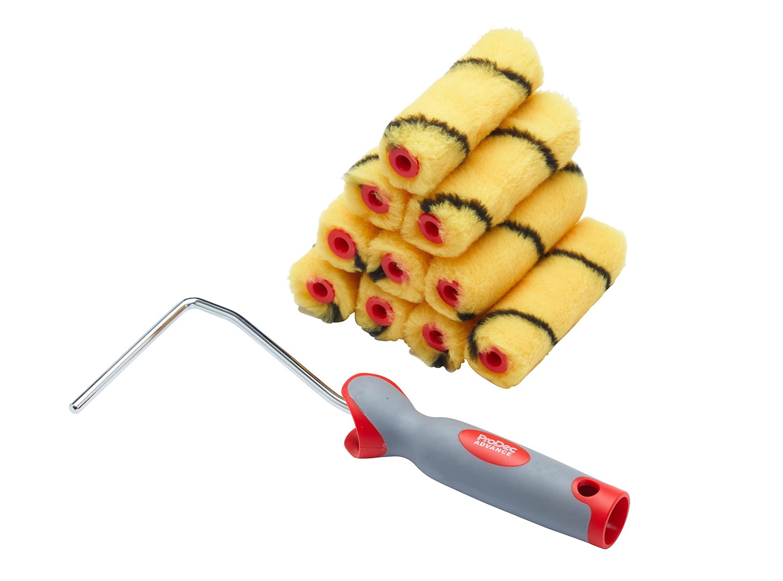 ProDec PRRF003 11 pezzi 10,2 cm Medium Pile Tessuto Mini Rulli per vernice hg0c