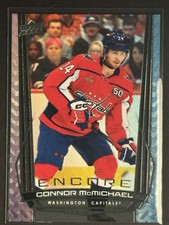 2025-26 Upper Deck #E-121 Connor McMichael Encore Base Washington Capitals