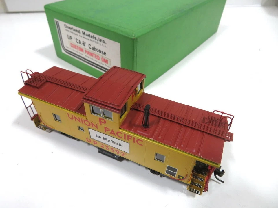 HO BRASS Overland Models 25592 Union Pacific CA-8 Caboose CUSTOM PAINTED OMI - Image 4 of 4