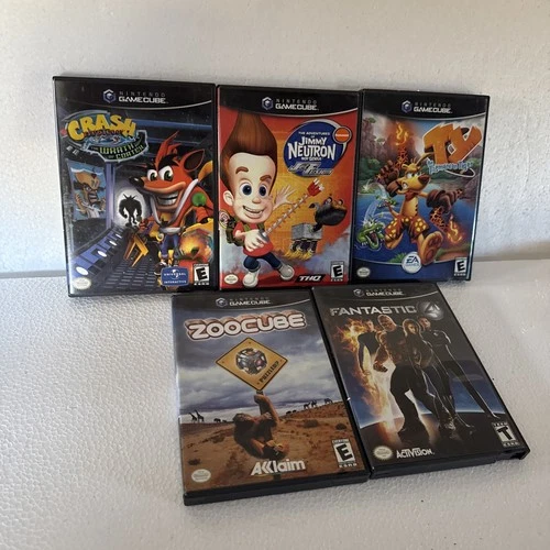 Nintendo GameCube Adventures of Jimmy Neutron Jet Fusion 2003 Lot Of 5