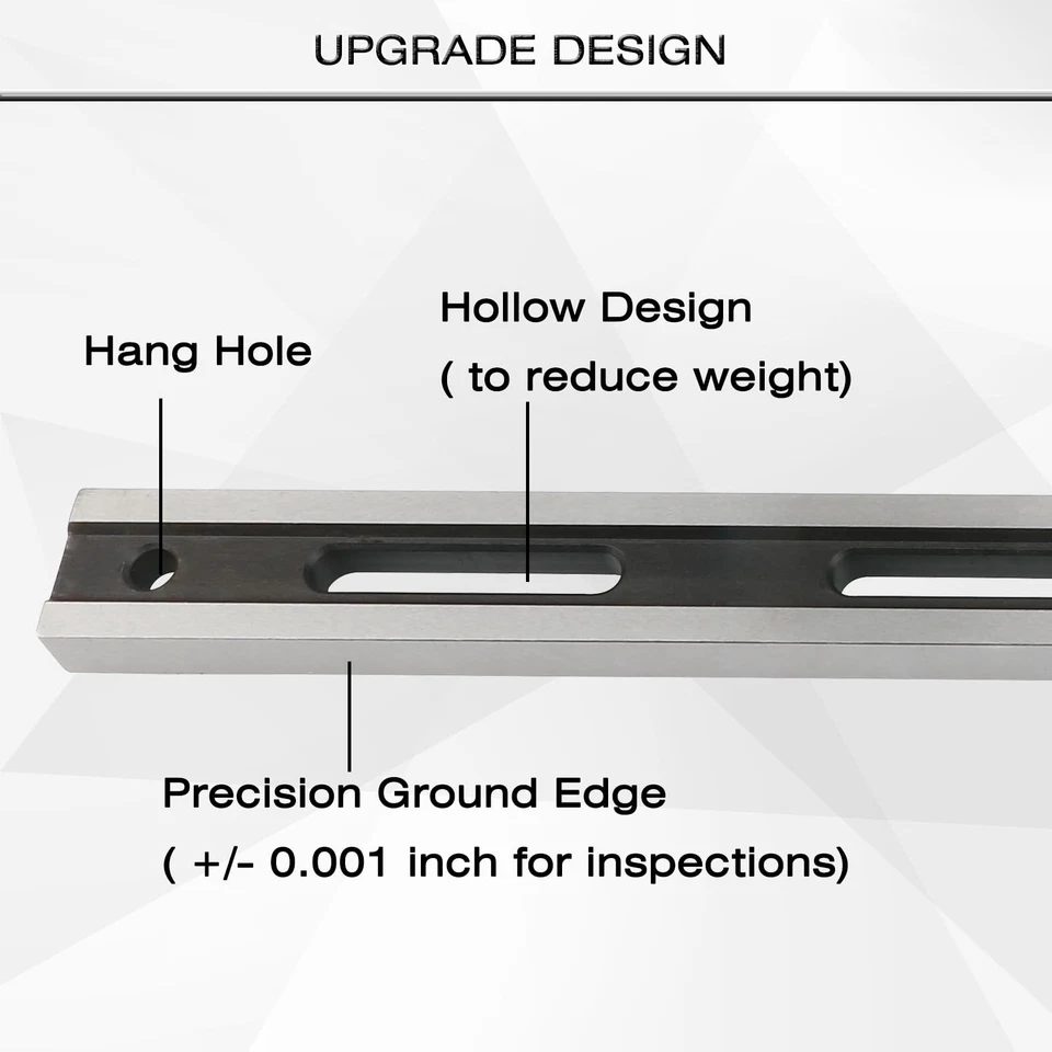 24 Inch Machinist Precision Steel Straight Edge Tool, Cylinder Head Straight ... - Image 4 of 4