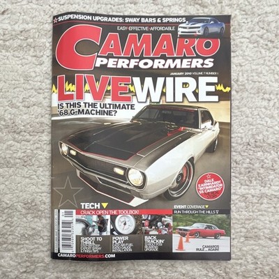 Camaro Performers January 2010 Vol 7 Issue 1 Illustrated Camaro Chevrolet Cars