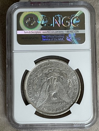 1883 $1 Morgan Silver Dollar NGC XF 45 Uncirculated Key Coin - Picture 2 of 2