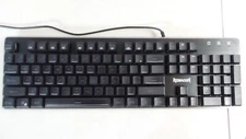 Redragon Wired Gaming Keyboard Backlit Blue Black