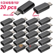 LOT USB 3.0 Type C Female to Micro USB Male Adapter Converter Connector USB-C US