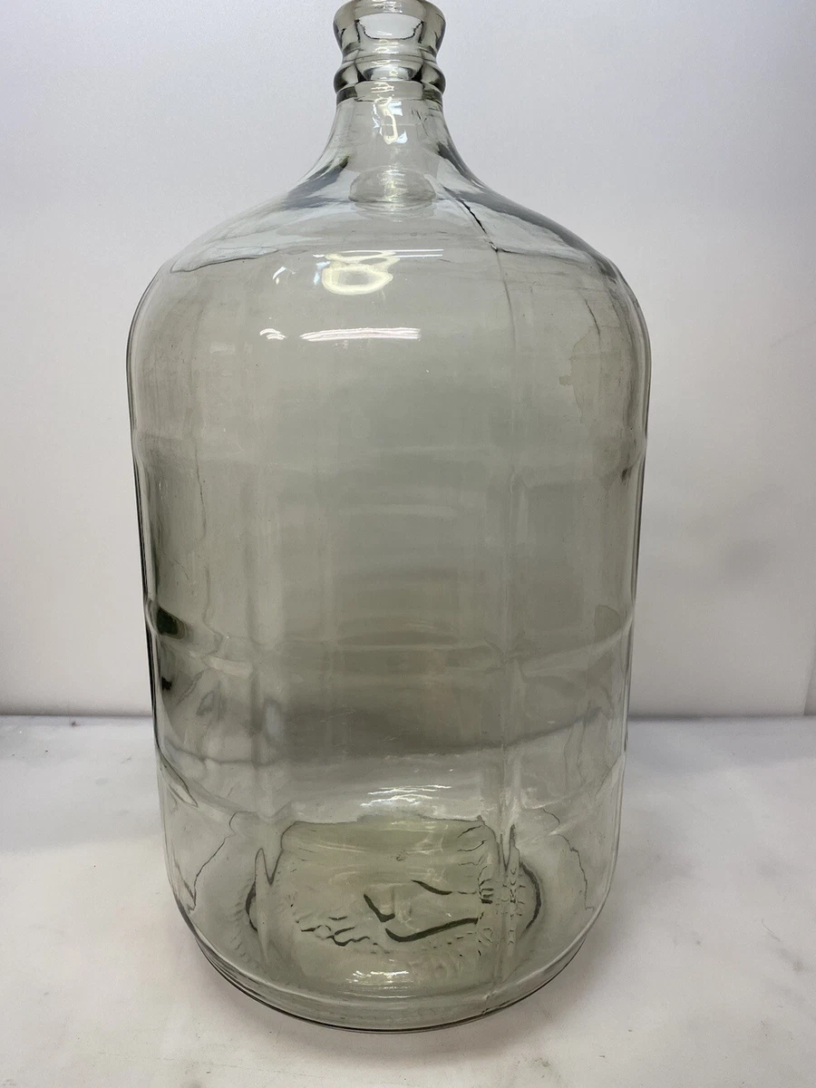 Demijohn or Carboy Glass Bottle in Original Crate